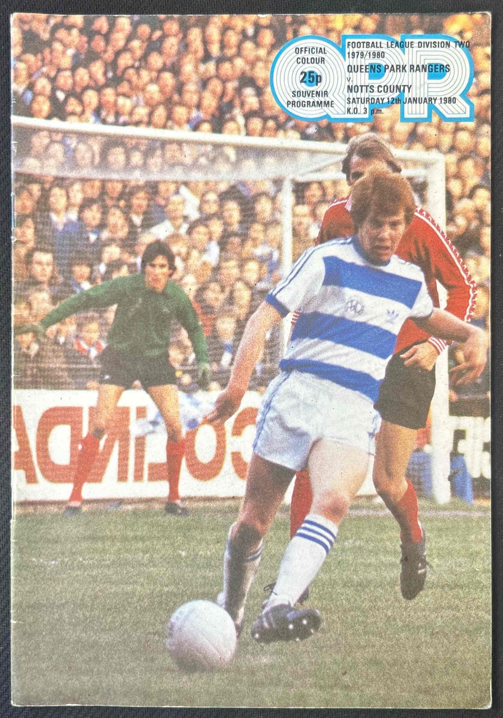 1980 Jan 12 QPR V Notts
