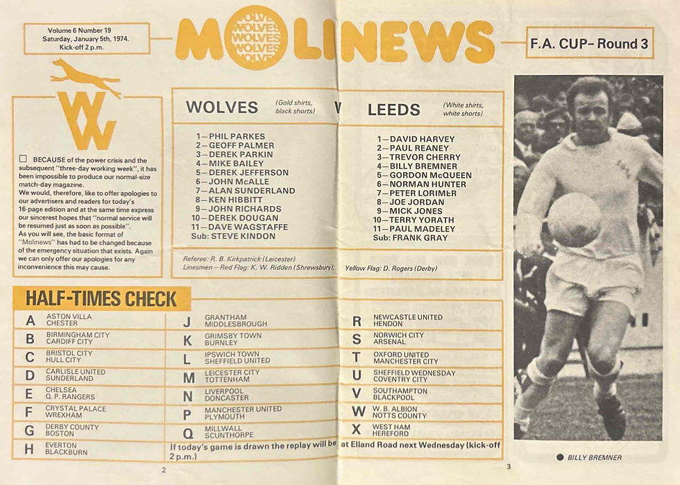 Thumbnail: Wolves Football Programmes