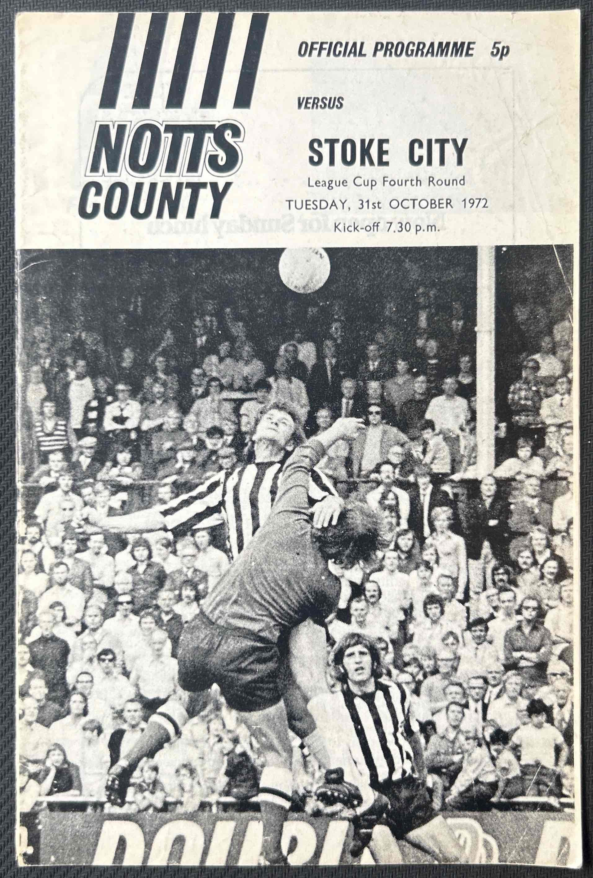 1972 Oct 31 Notts V Stoke