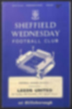 Sheffield Wednesday Football Programmes