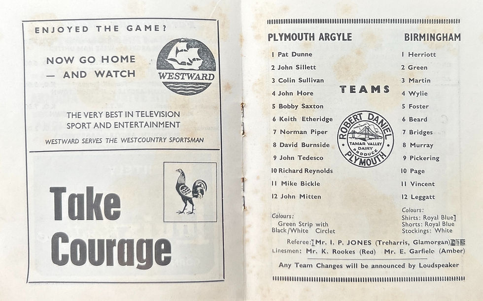 Thumbnail: 1968 Apr 15 Plymouth V Birmingham