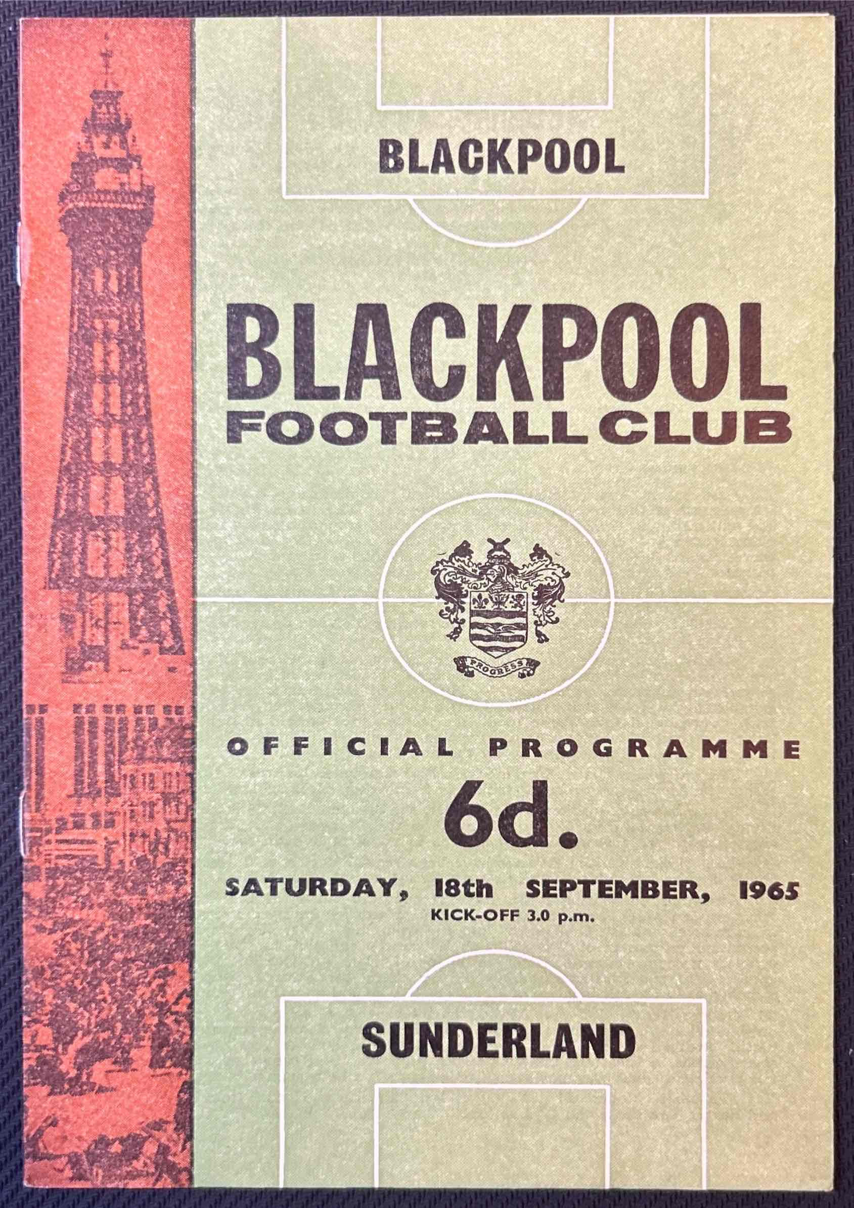 Blackpool Football Programmes