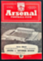 1960 Sep 10 Arsenal V Tottenham Football Programme
