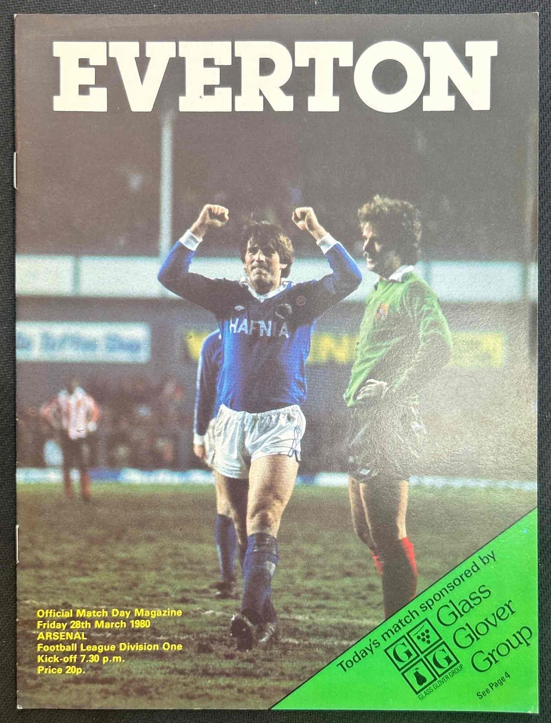 1980 Mar 28 Everton V Arsenal