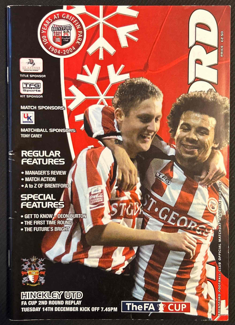 Brentford Football Programmes