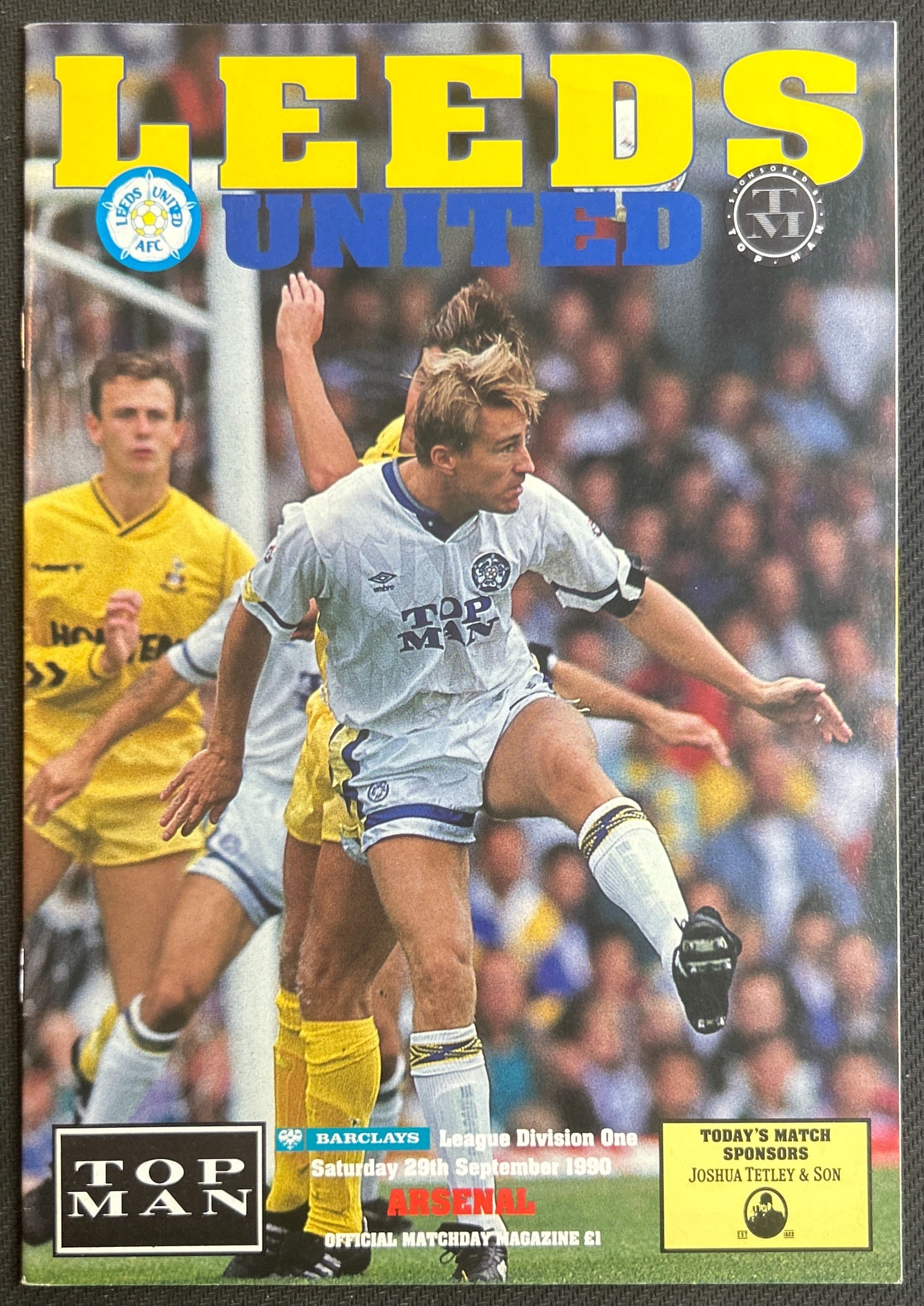 1990 Sep 29 Leeds V Arsenal