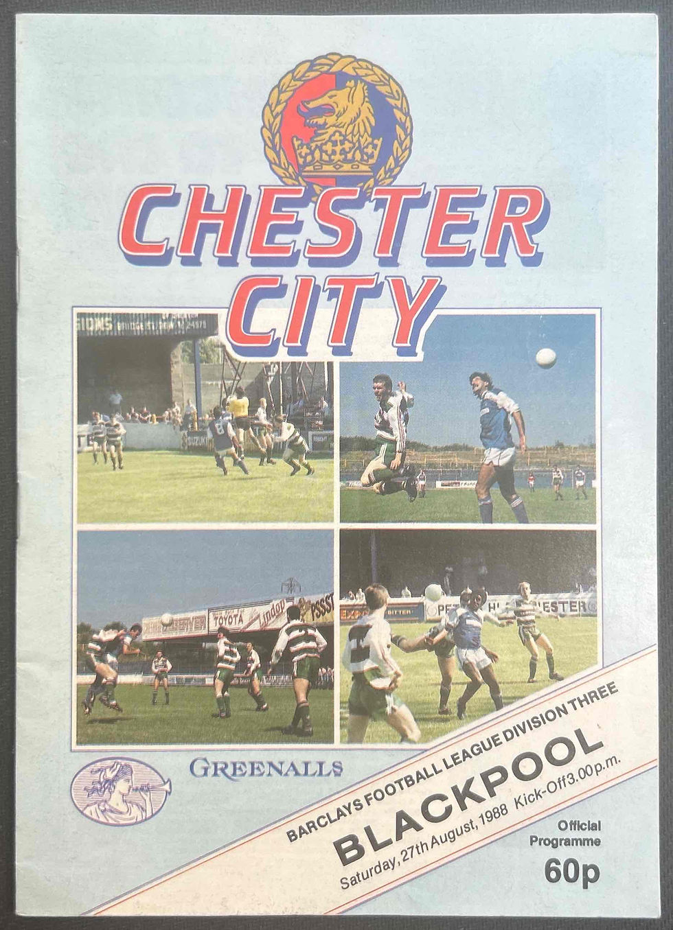 1988 Aug 27 Chester V Blackpool