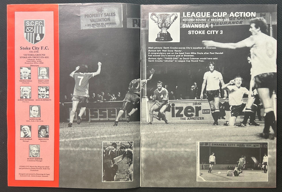 1978 Sep 26 Stoke V Swindon