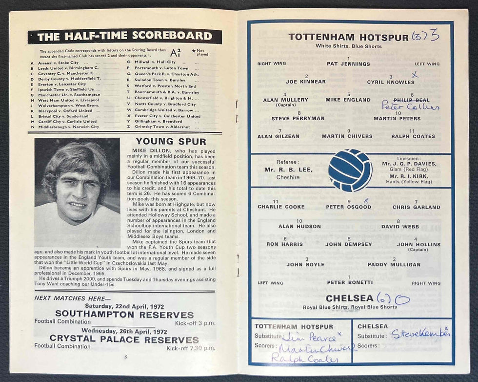 Thumbnail: 1972 Apr 15 Tottenham V Chelsea