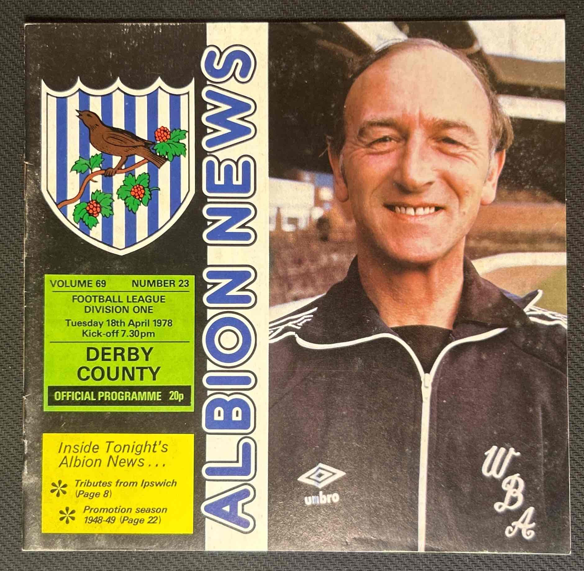 West Brom V Derby