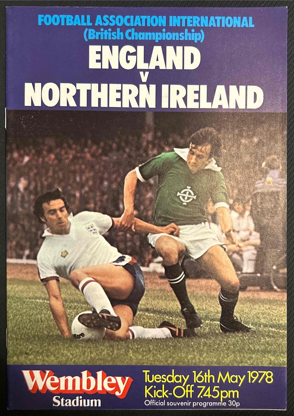 England Football Programmes