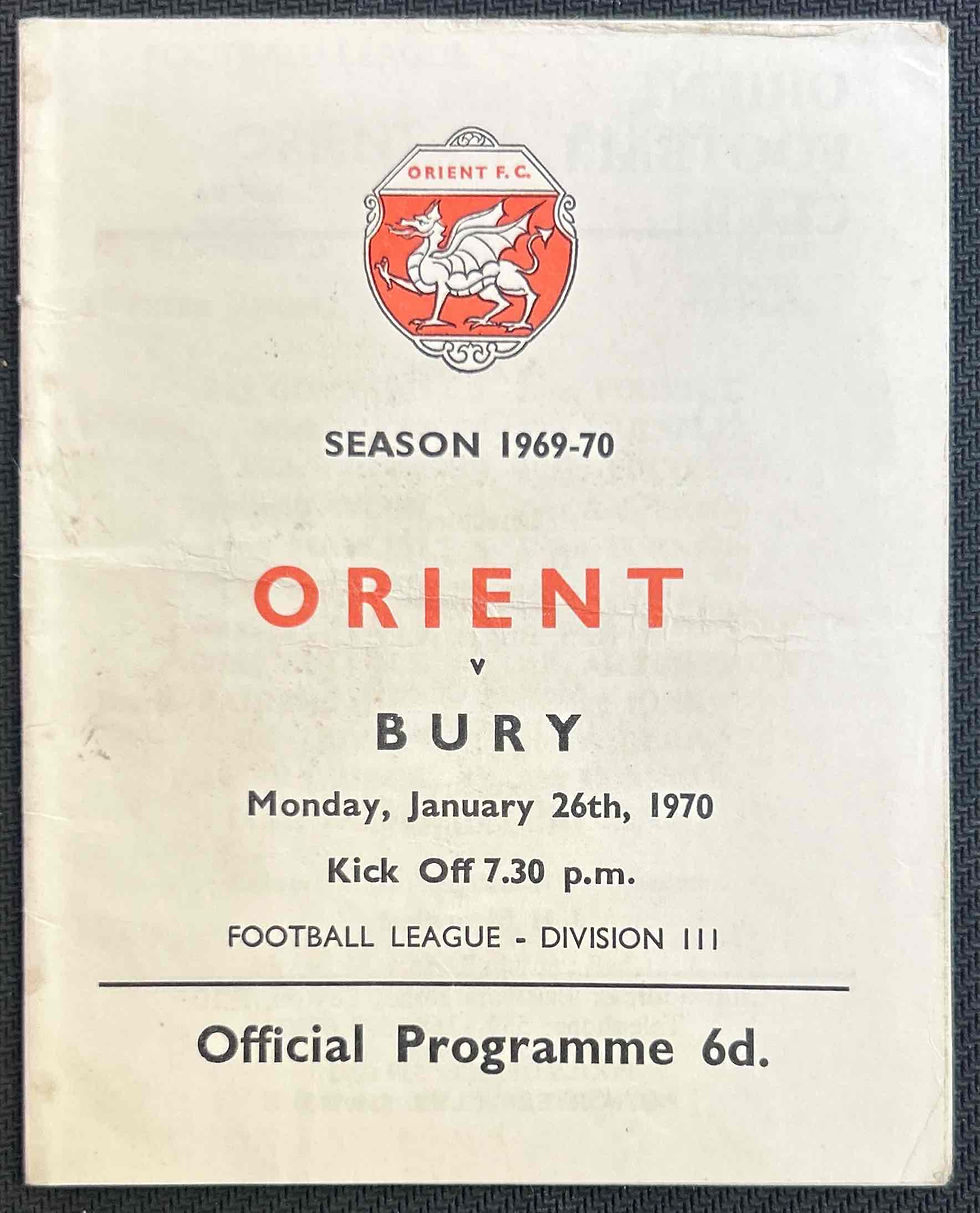 Leyton Orient Football Programmes