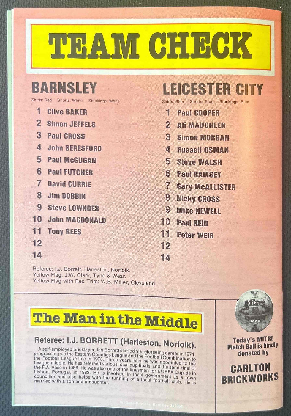Thumbnail: Barnsley V Leicester
