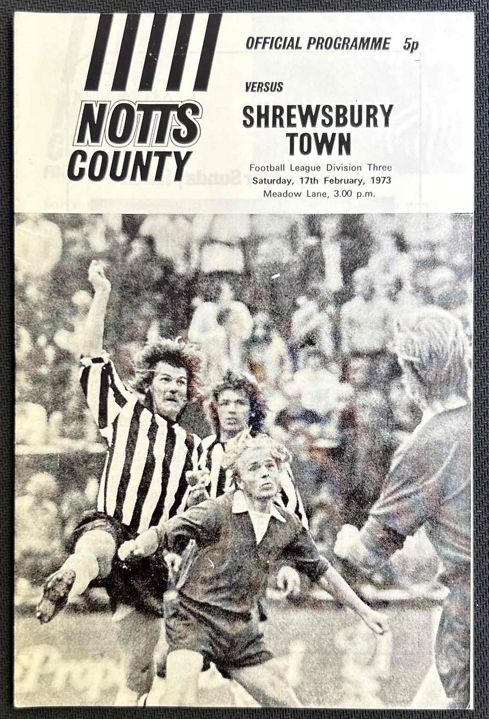 Notts Football Programme