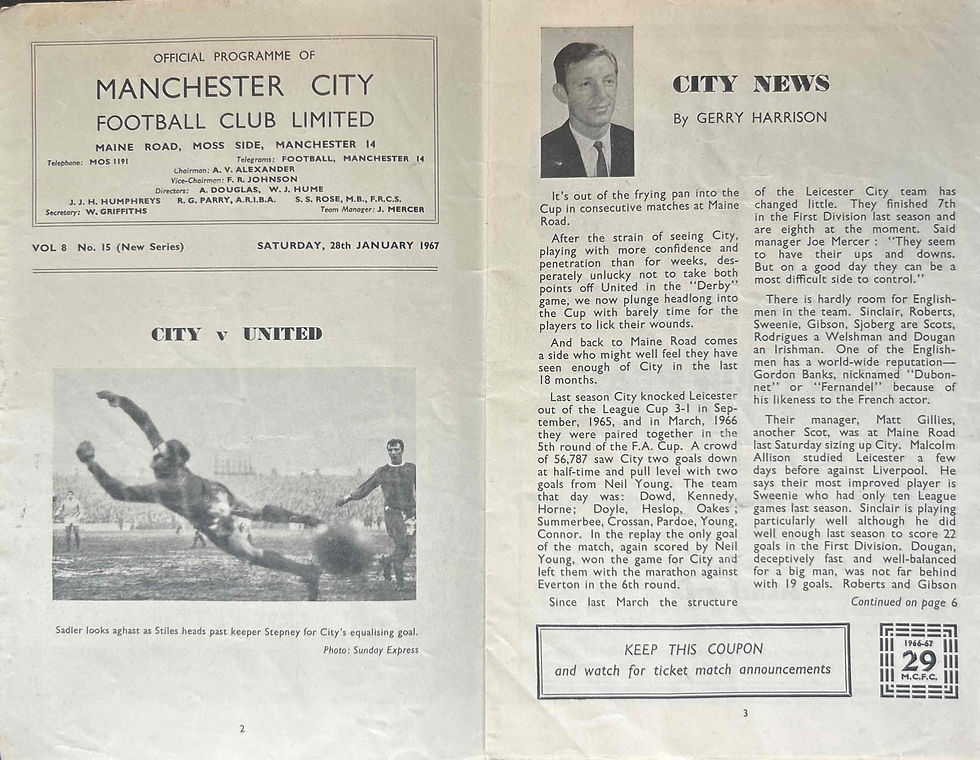 Thumbnail: Man City V Leicester