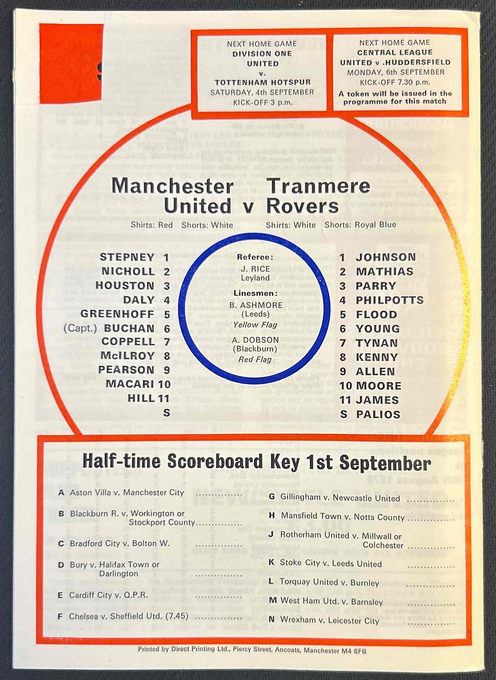 Thumbnail: Programme Vault Man United Football Programmes