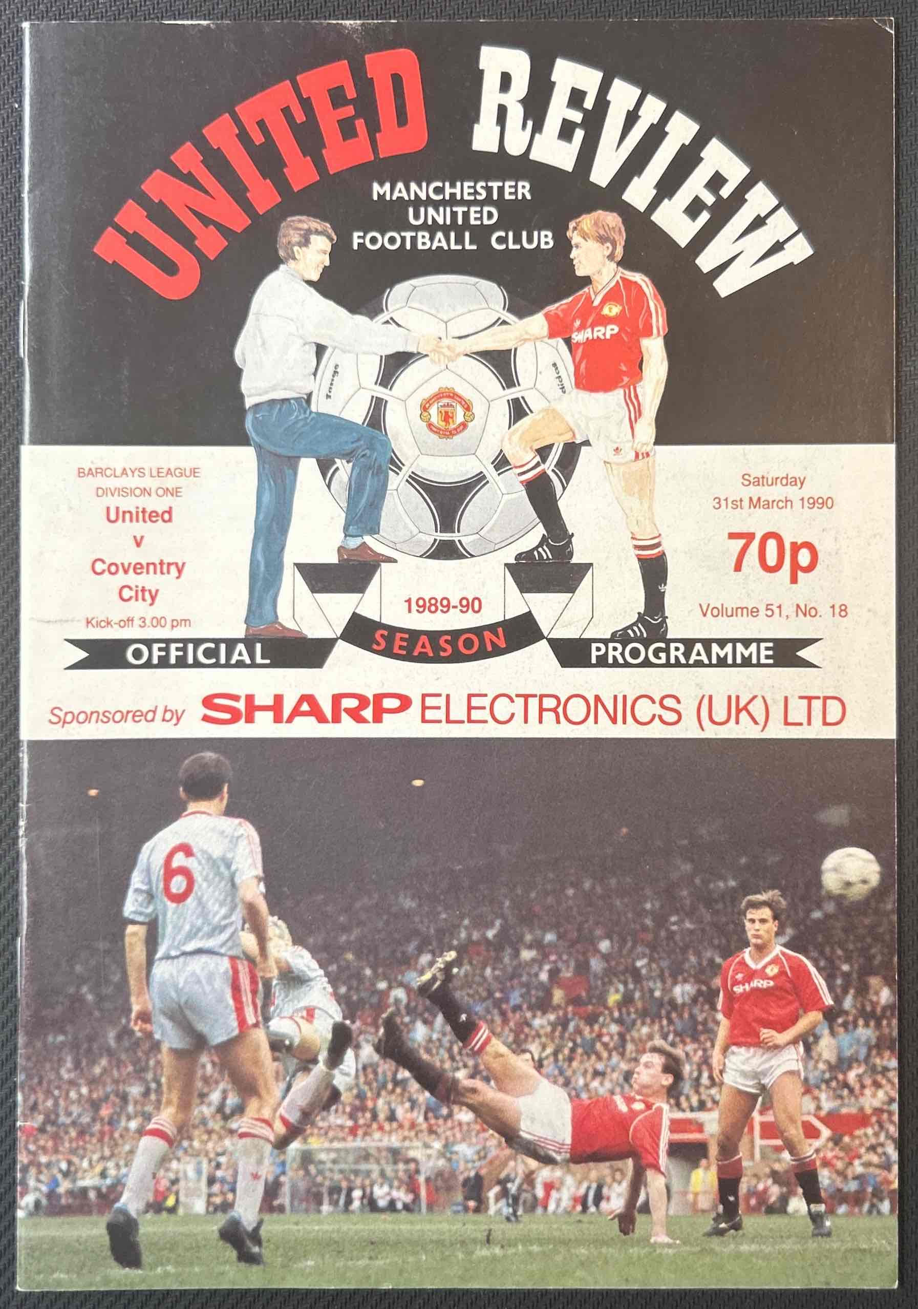 Man United Football Programmes