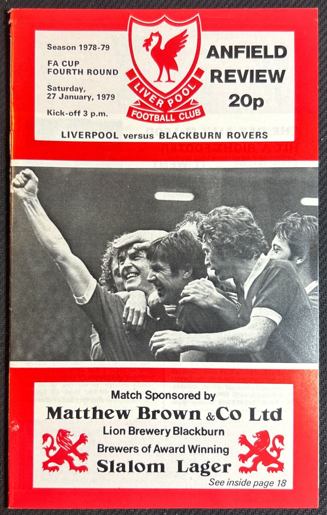 1979 Jan 27 Liverpool V Blackburn