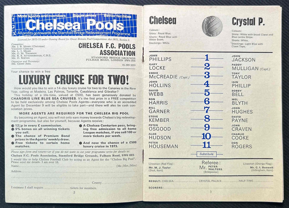 Thumbnail: Chelsea V Crystal Palace