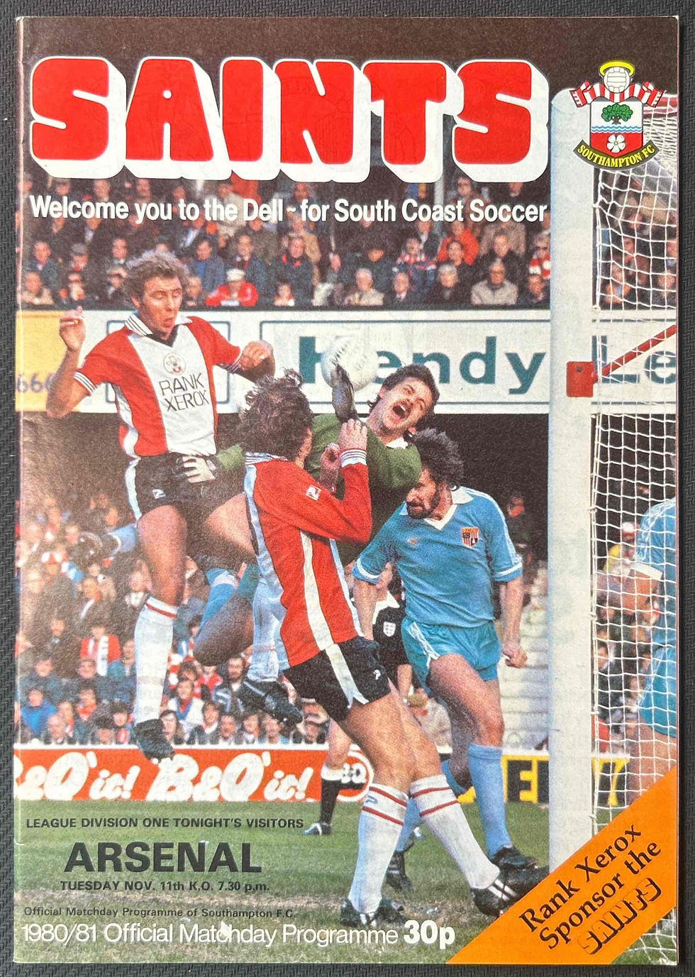 1980 Nov 11 Southampton V Arsenal