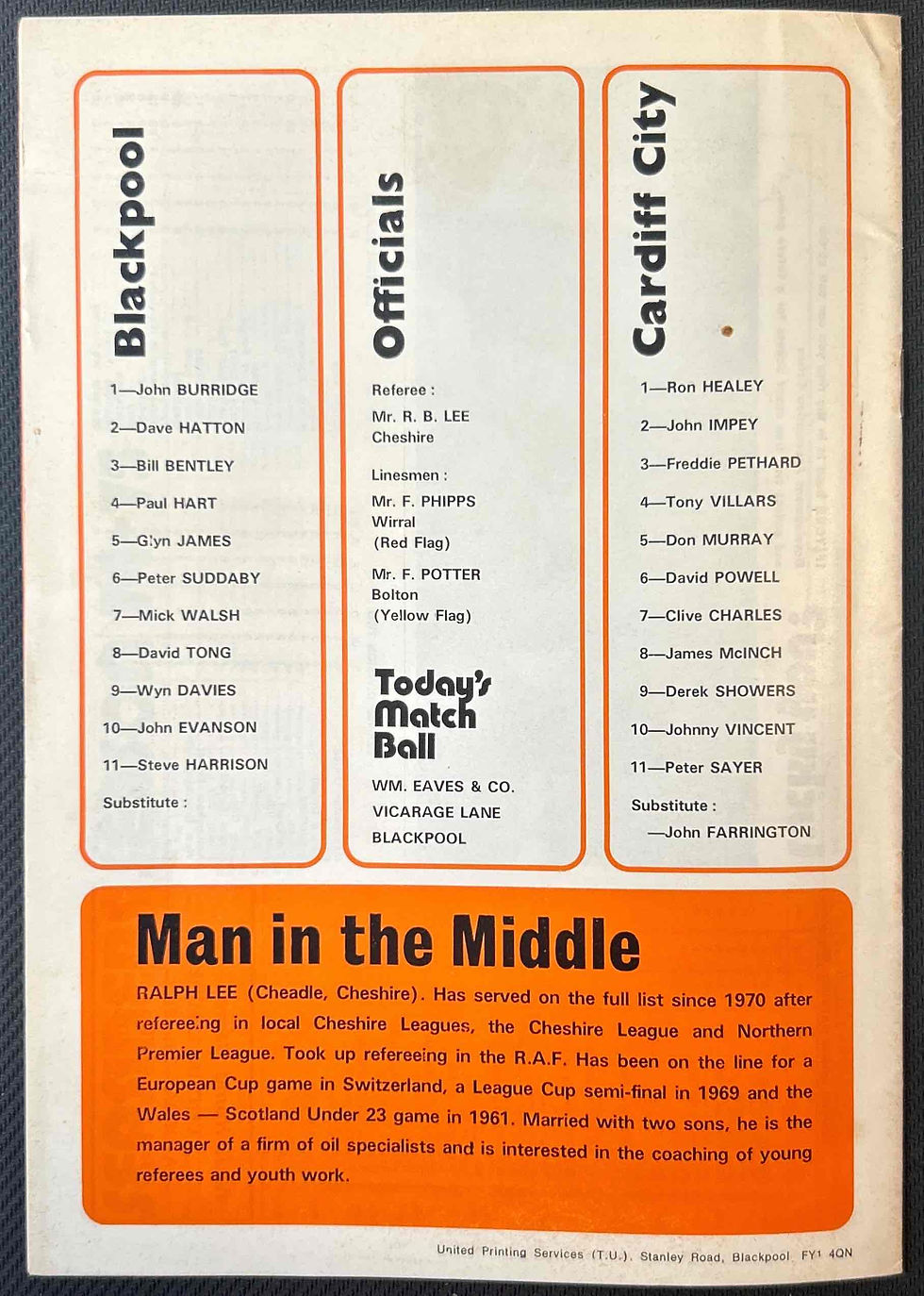 Thumbnail: Blackpool Football Programmes
