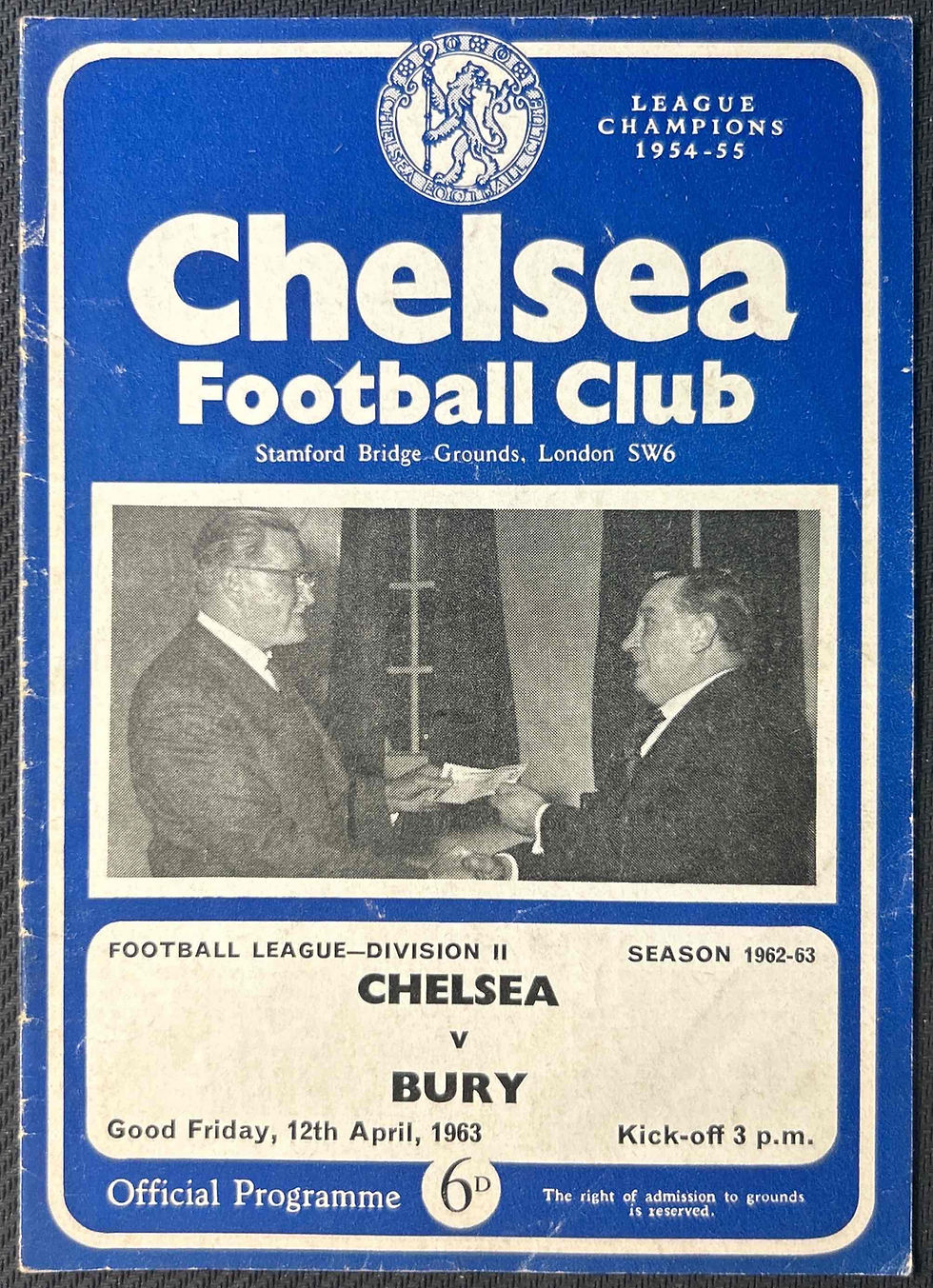 Chelsea V Bury