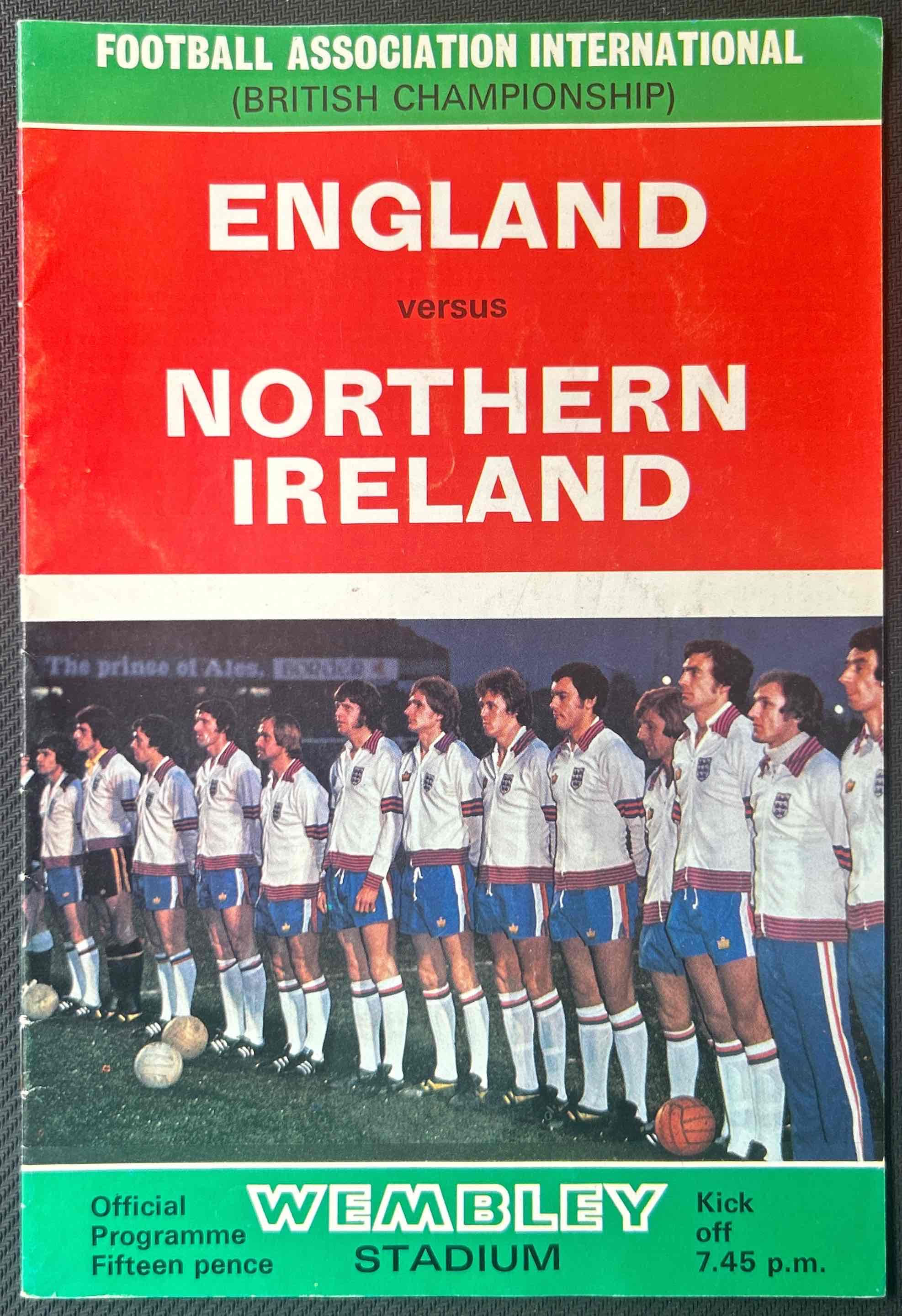 England V Northern Ireland