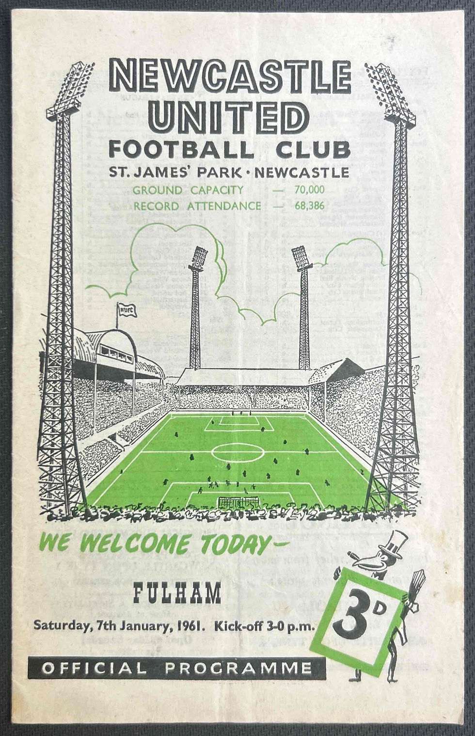 Thumbnail: 1961 Jan 7 Newcastle V Fulham