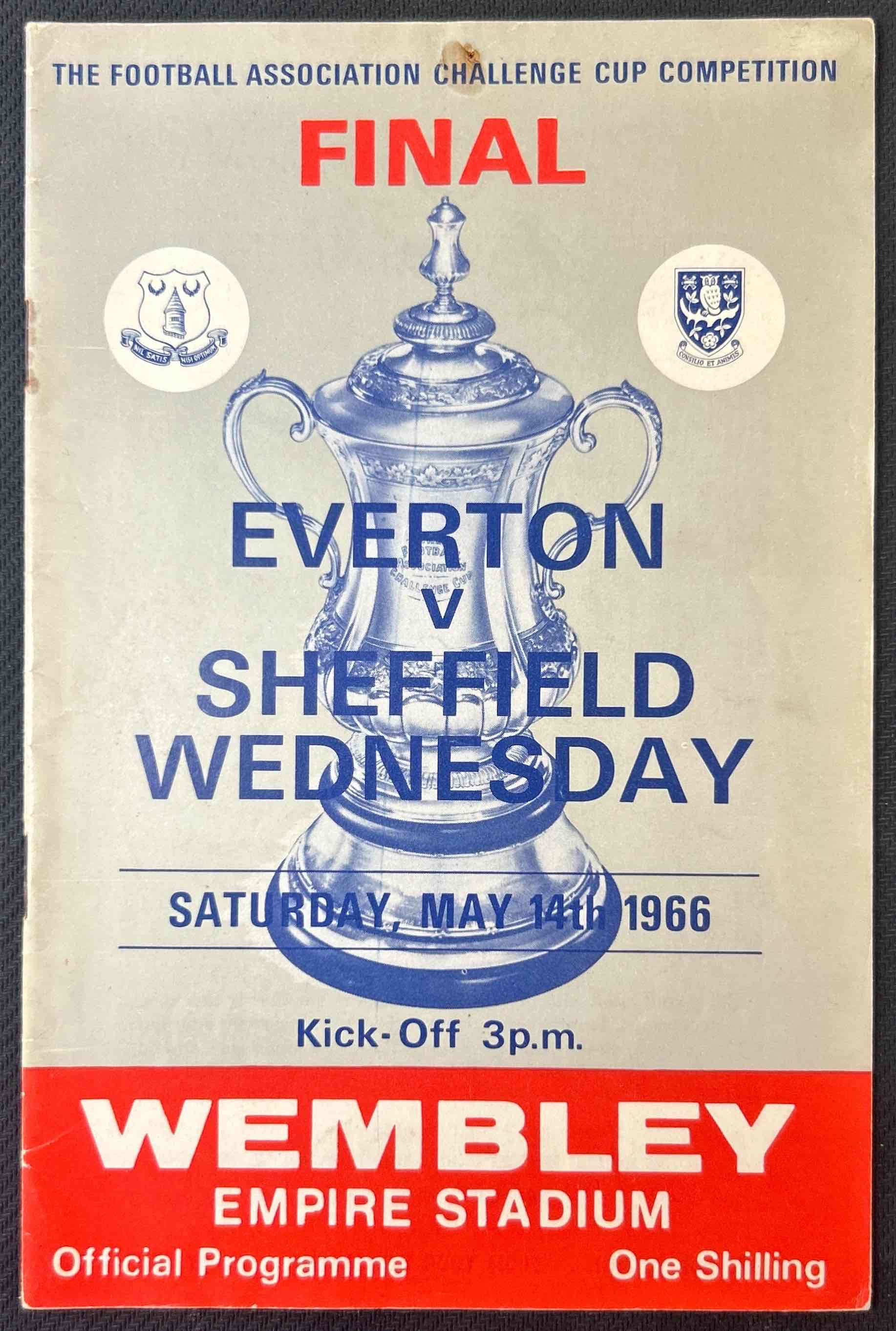 1966 May 14 Everton V Sheffield Wednesday