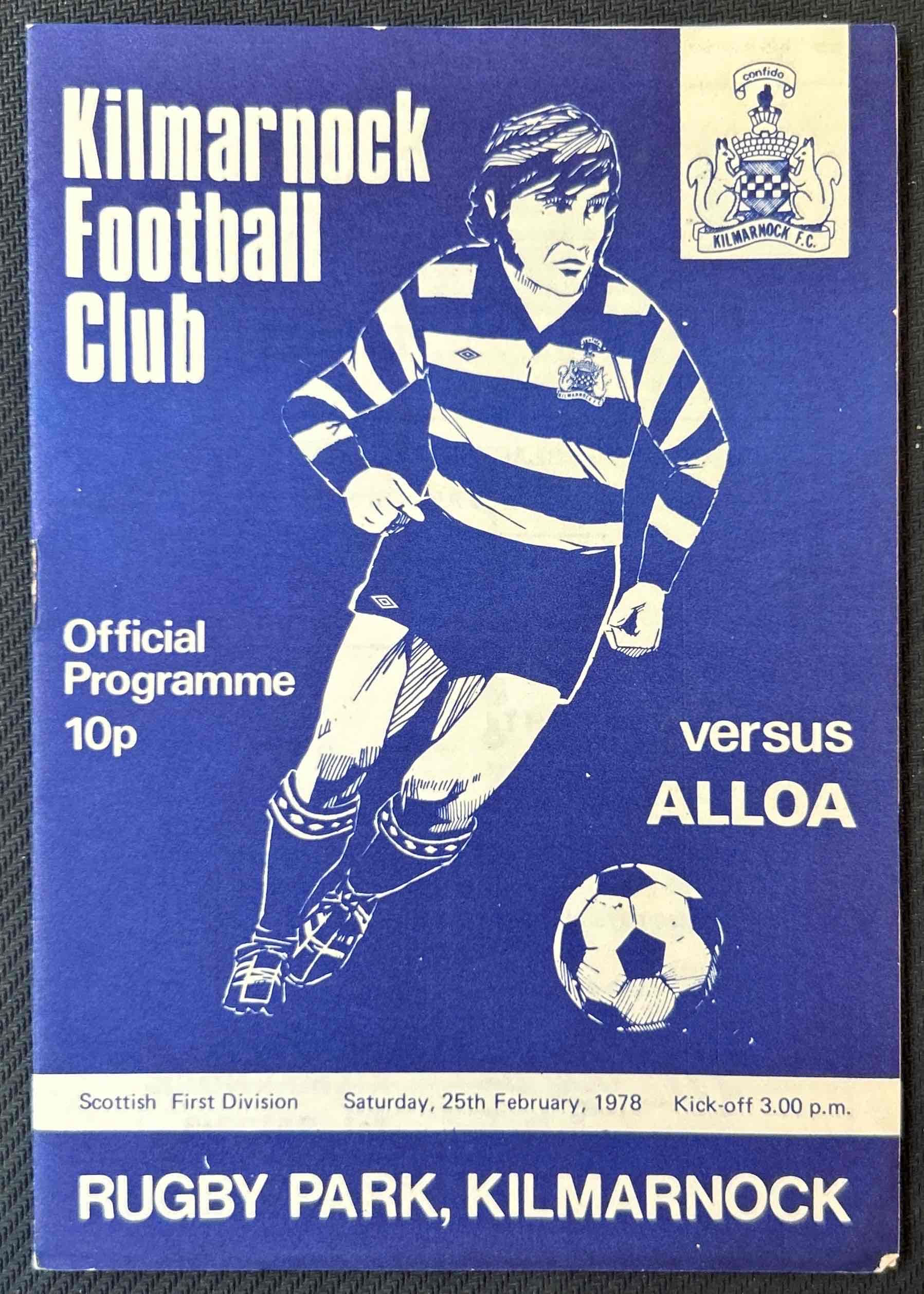 Kilmarnock V Alloa