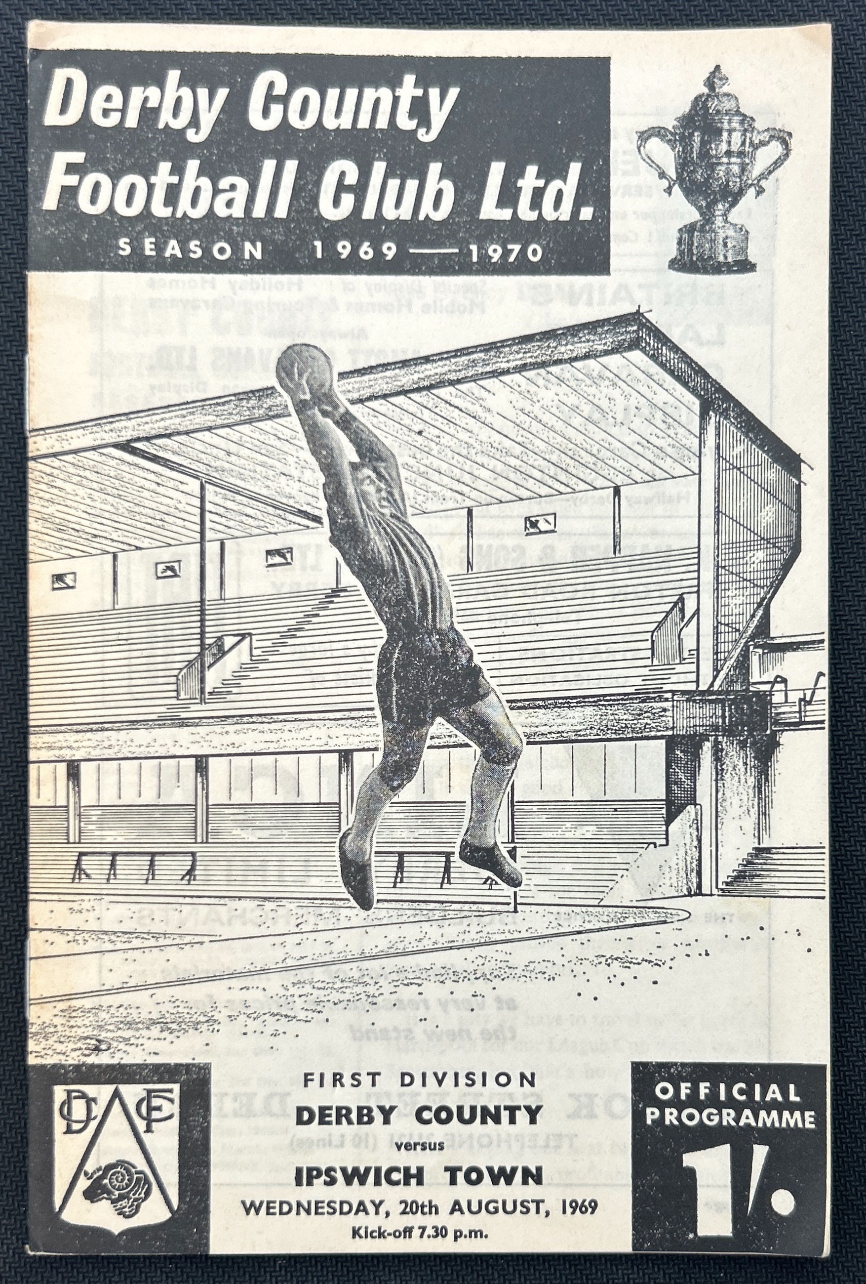 1969 Aug 20 Derby V Ipswich