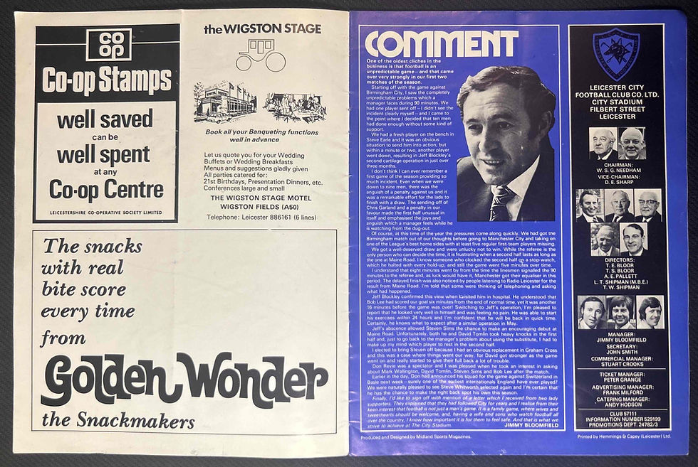 Thumbnail: 1975 Aug 27 Leicester V Stoke