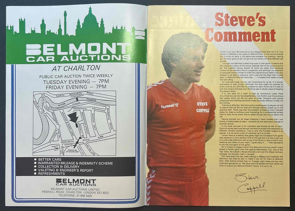 Thumbnail: 1985 Feb 2 Crystal Palace V Man City