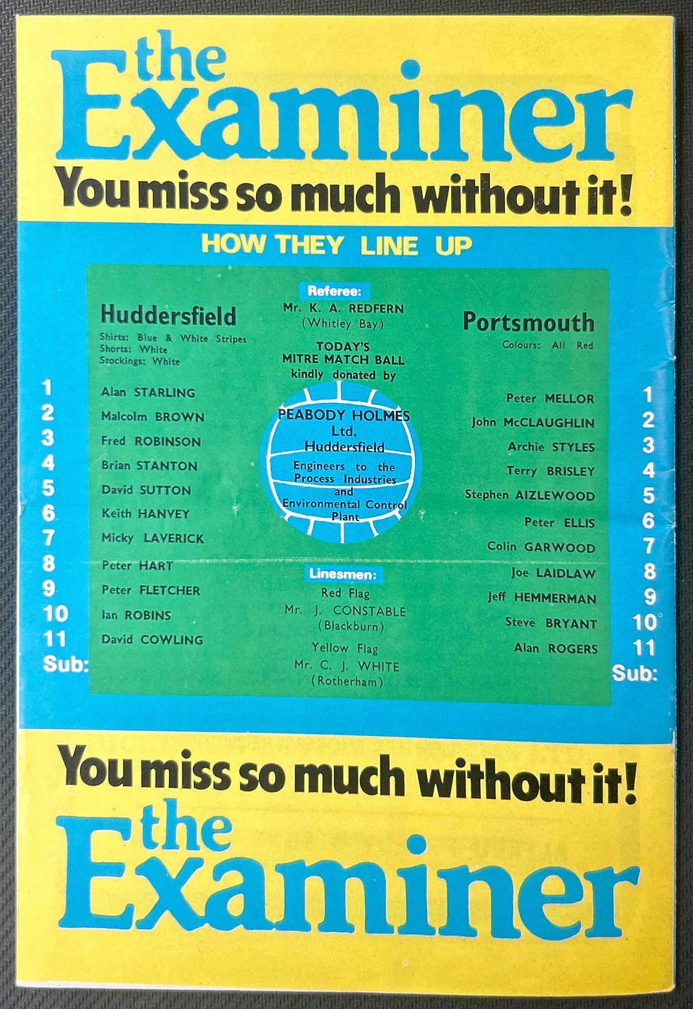 Thumbnail: Huddersfield V Portsmouth