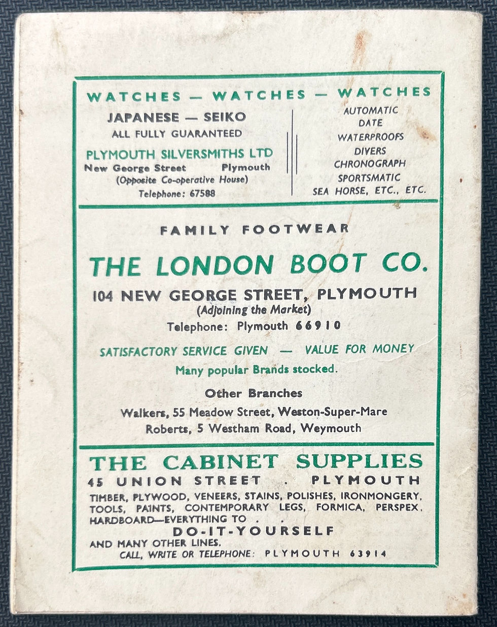 Thumbnail: 1966 Apr 9 Plymouth V Bristol City