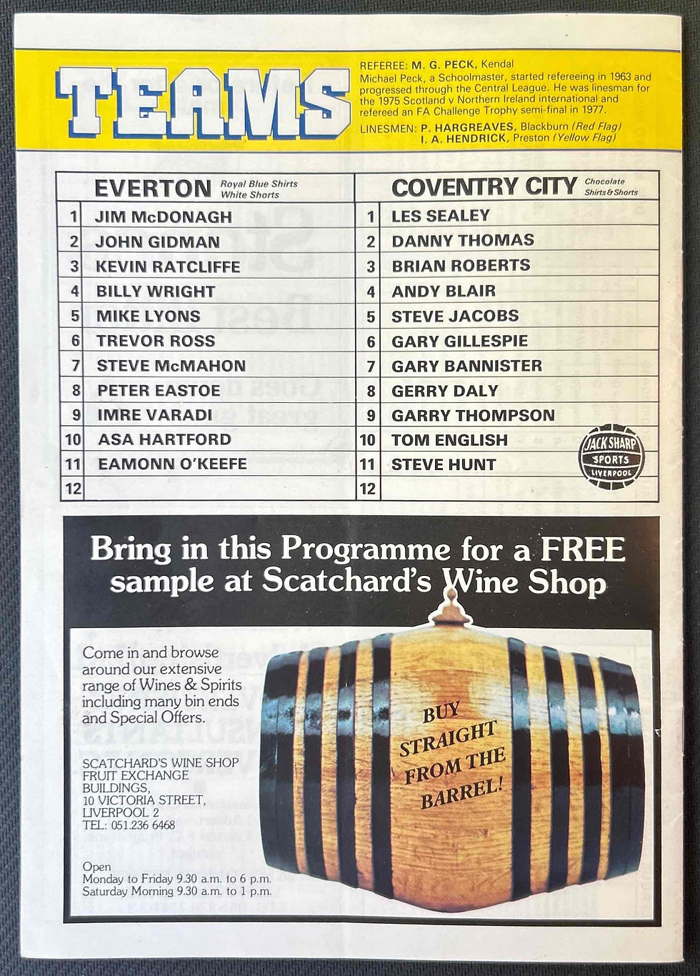 Thumbnail: Everton V Coventry