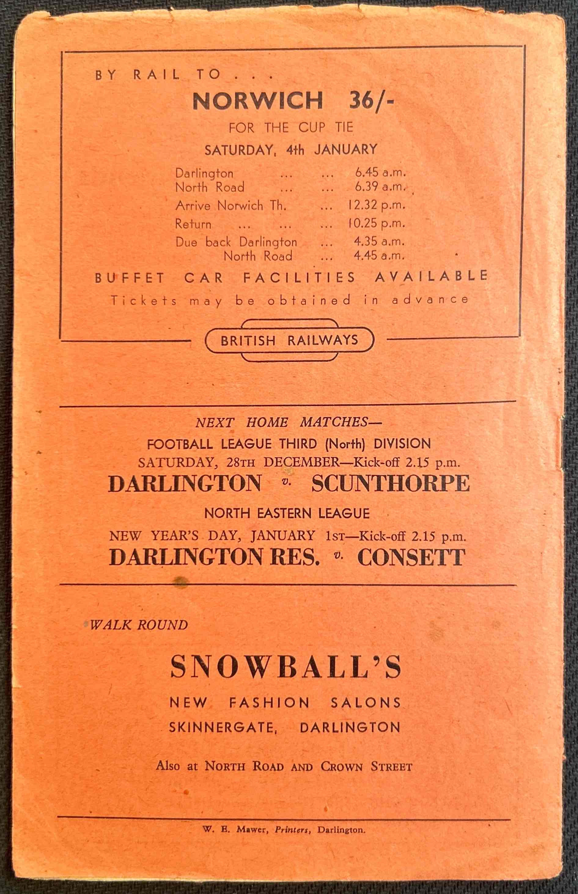 Darlington V Stockport