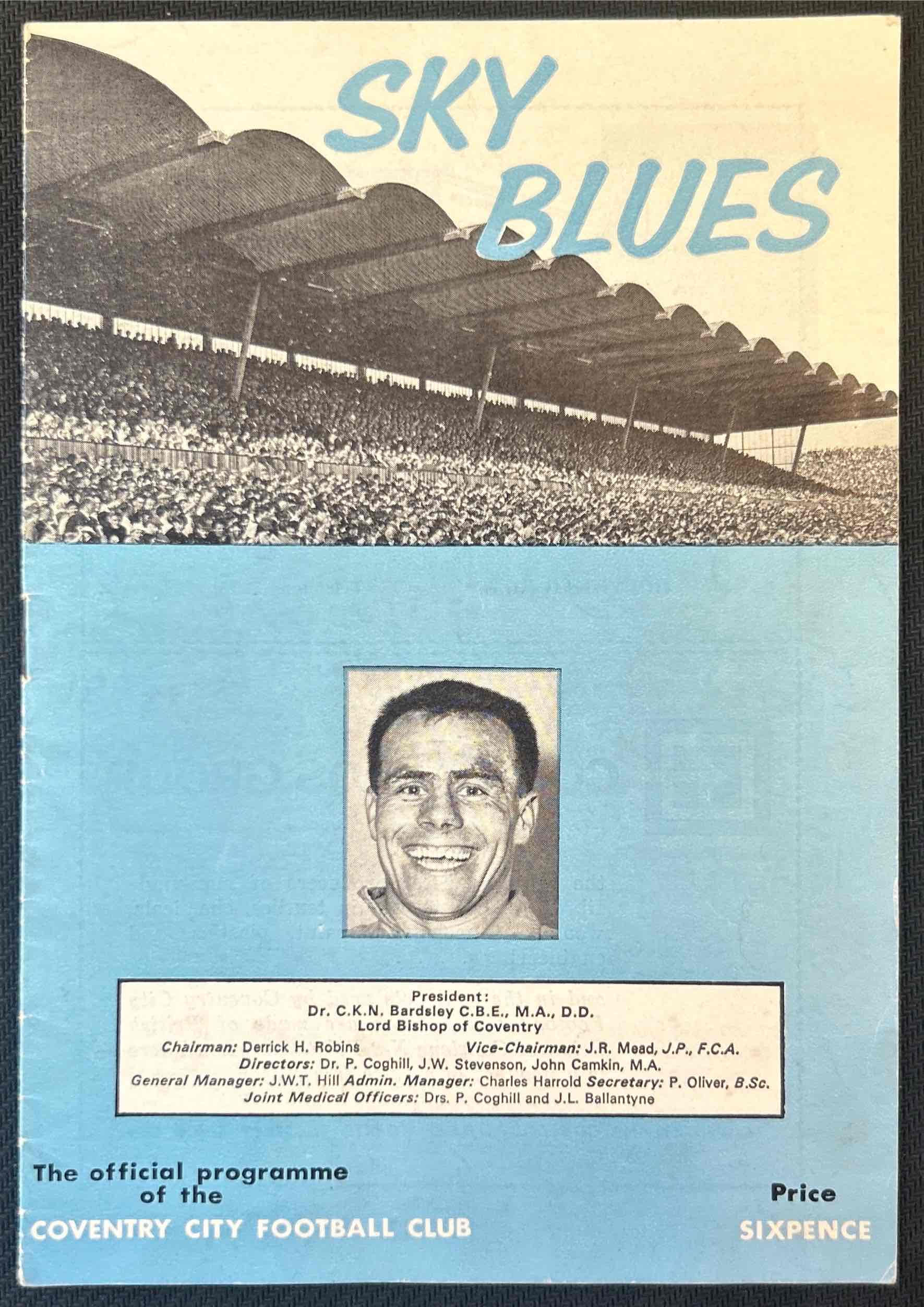 1965 Nov 23 Coventry V Stade Francais Football Programme