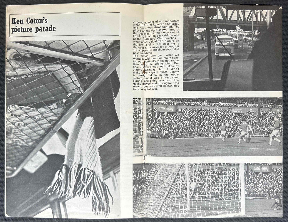 1971 Feb 20 Fulham V Port Vale