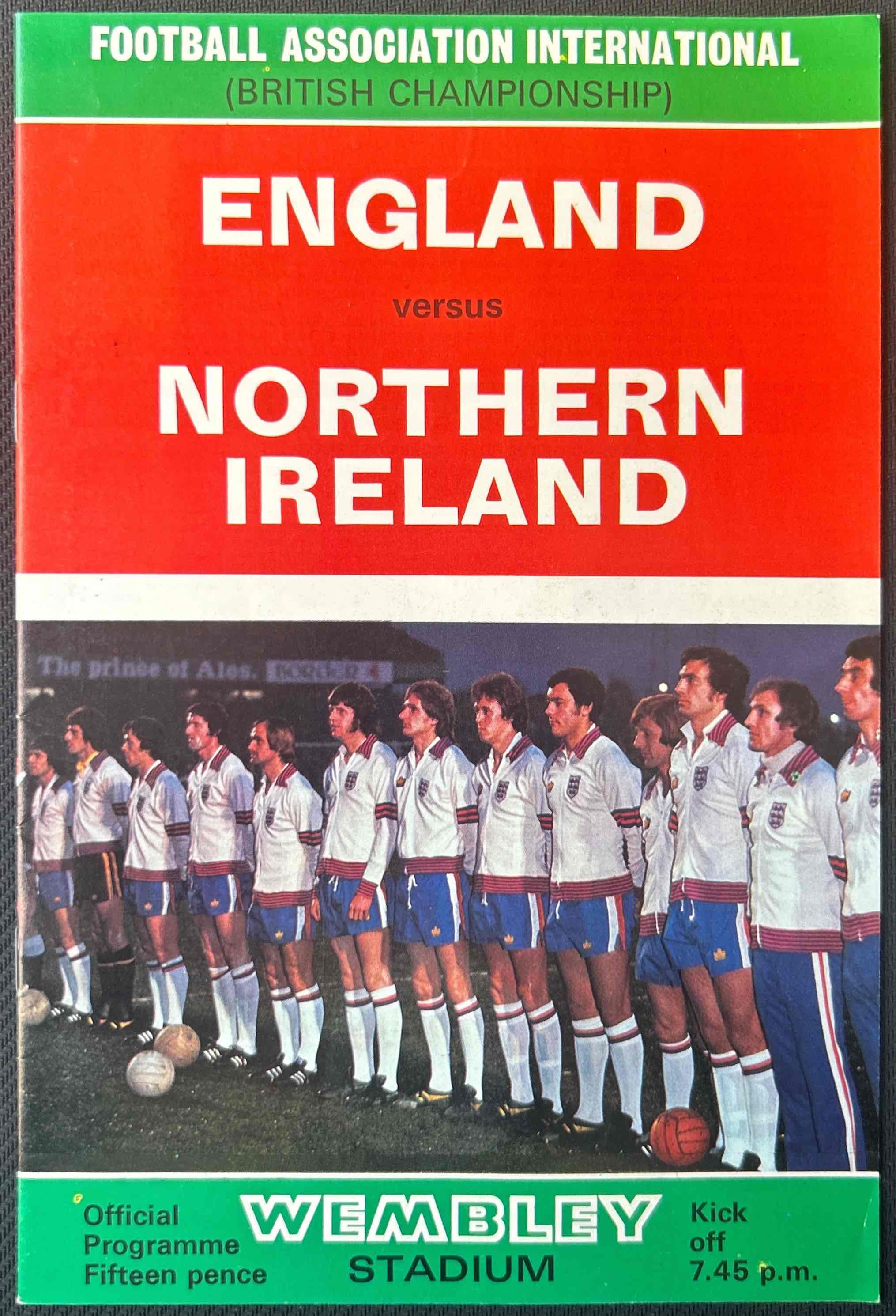 England V Northern Ireland