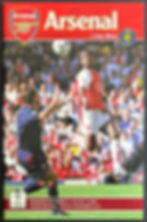 2003 Sep 17 Arsenal V Inter Milan Football Programme