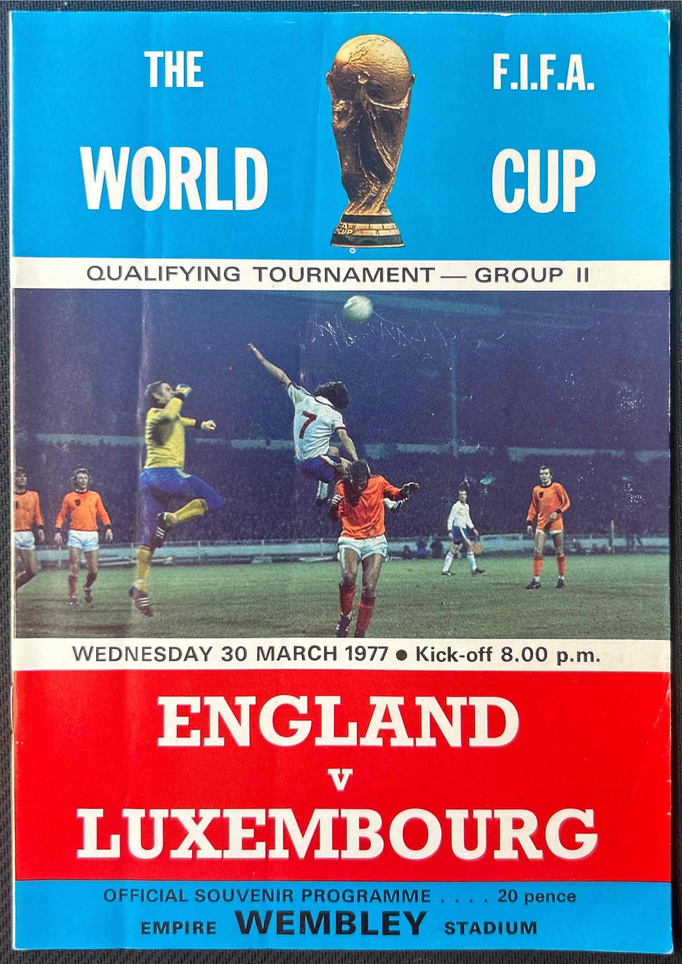 England V Luxembourg