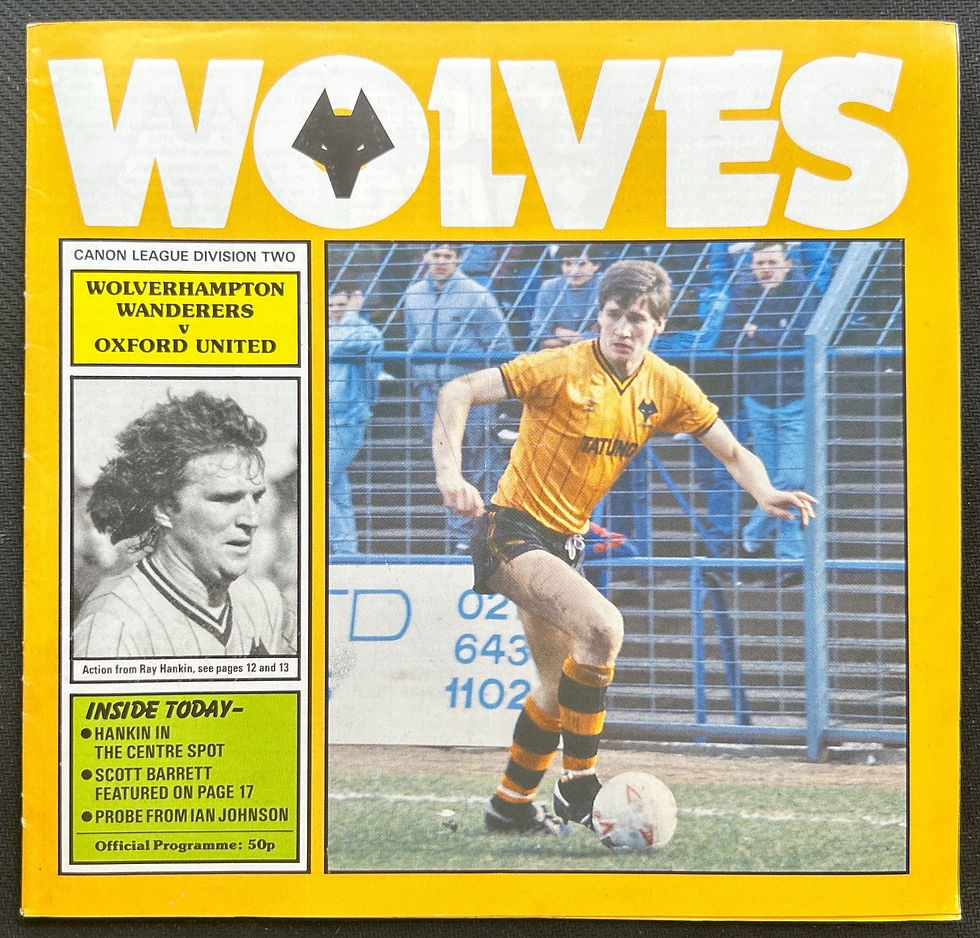 1985 Apr 13 Wolves V Oxford