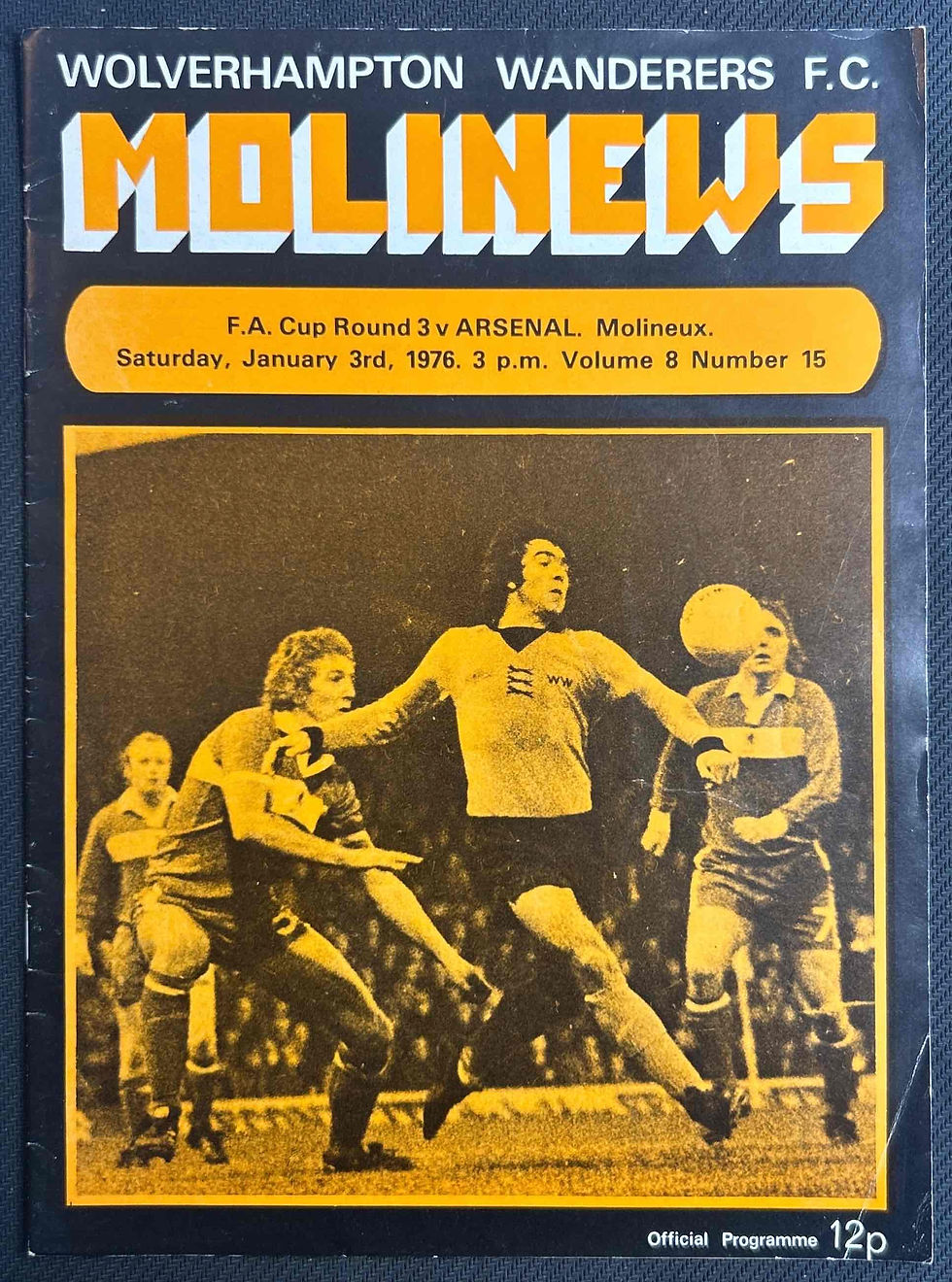 1976 Jan 3 Wolves V Arsenal
