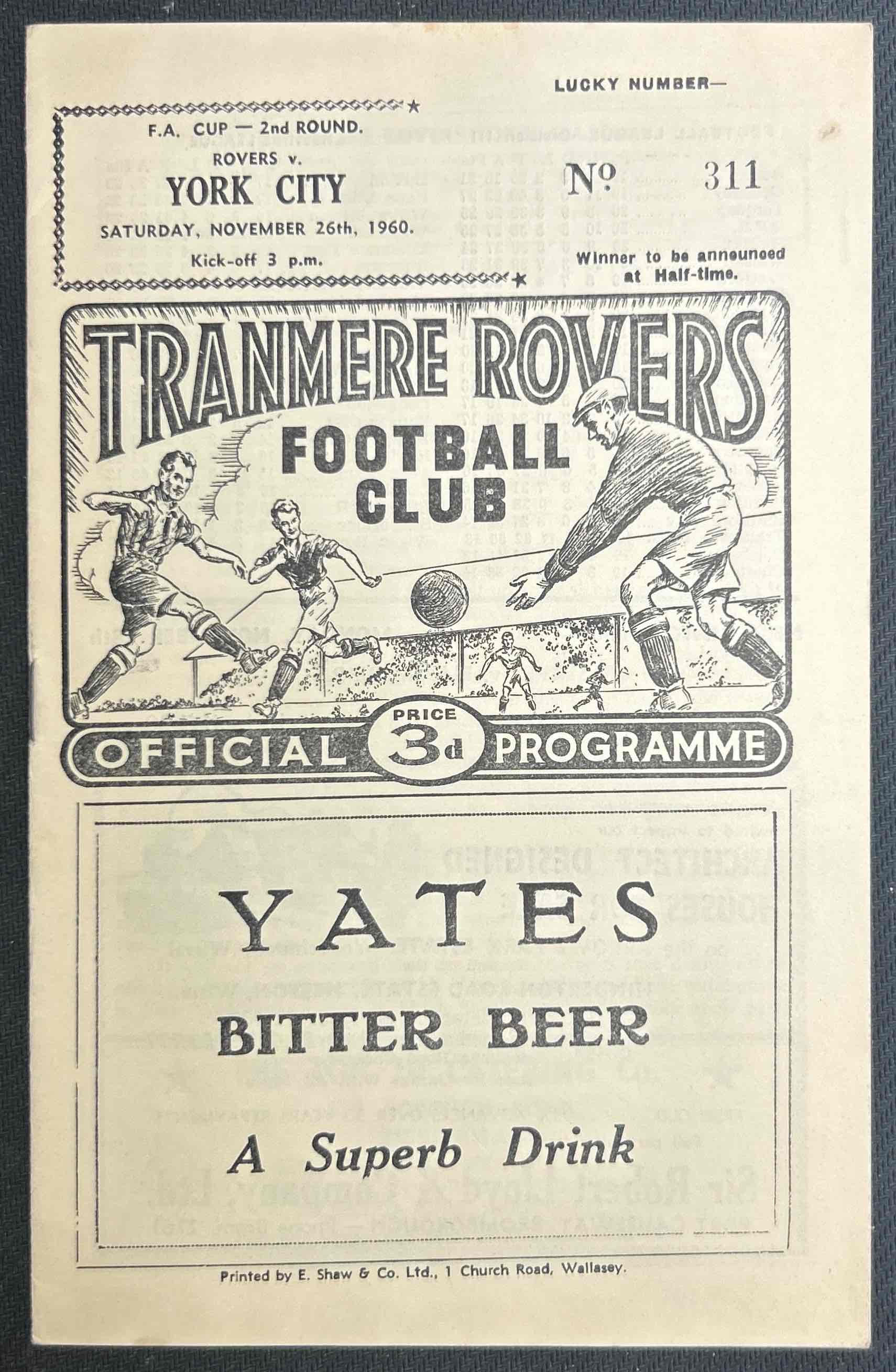 Tranmere V York