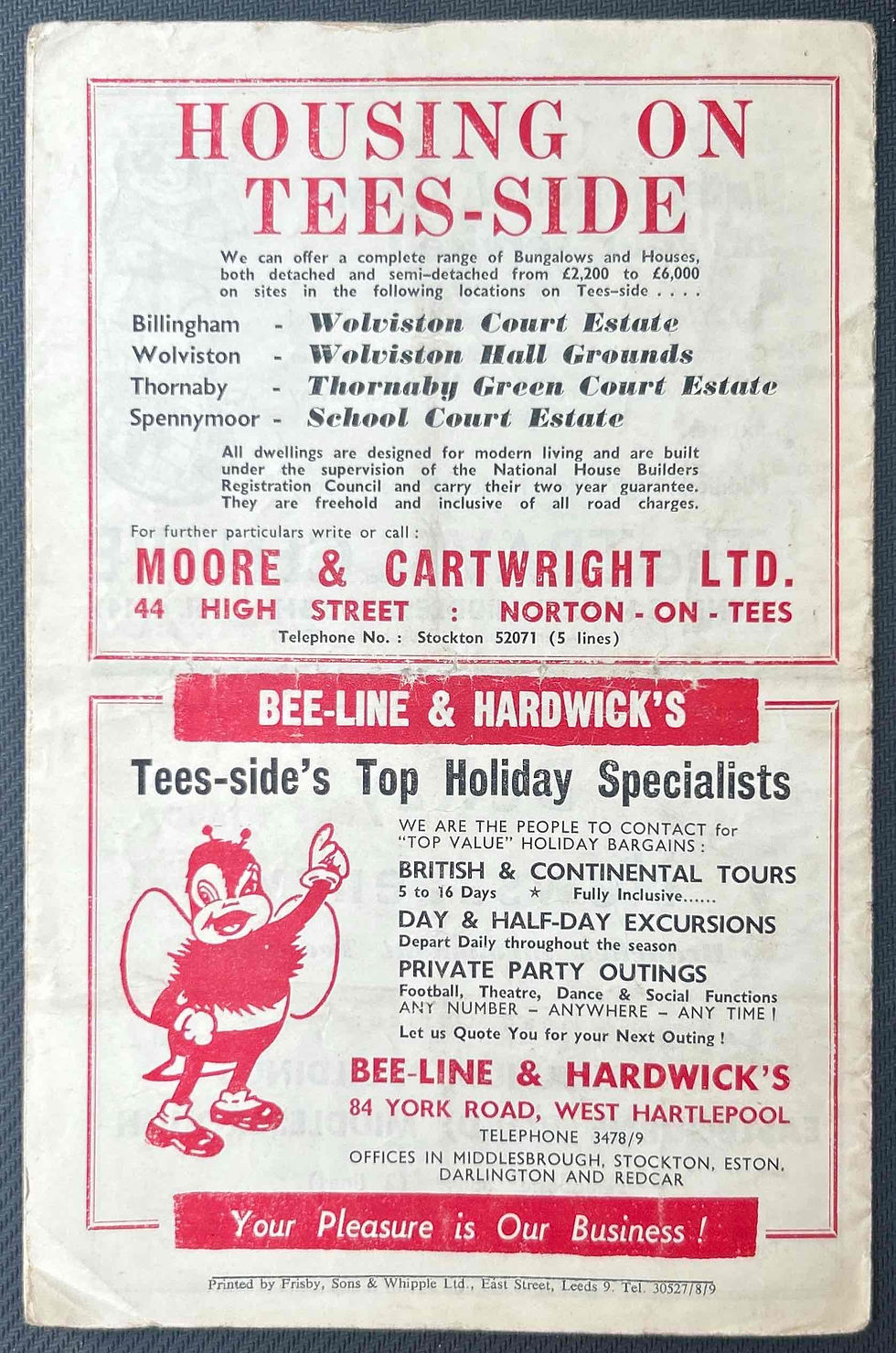 Thumbnail: Middlesbrough Football Programme
