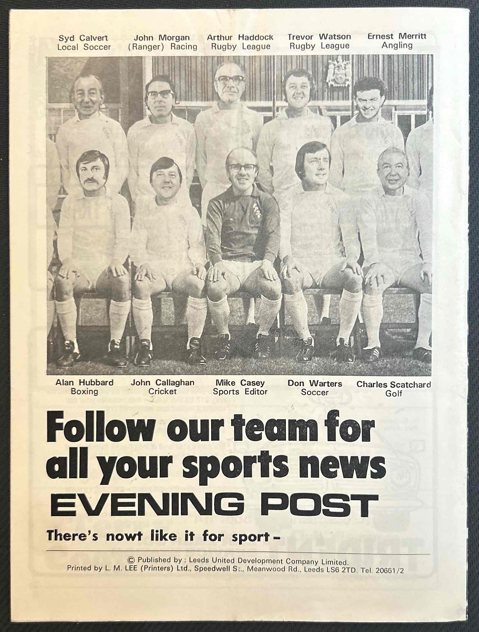 Thumbnail: Leeds Football Programmes
