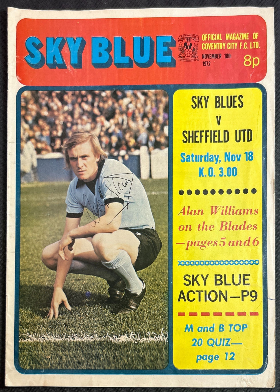 1972 Nov 18 Coventry V Sheffield United