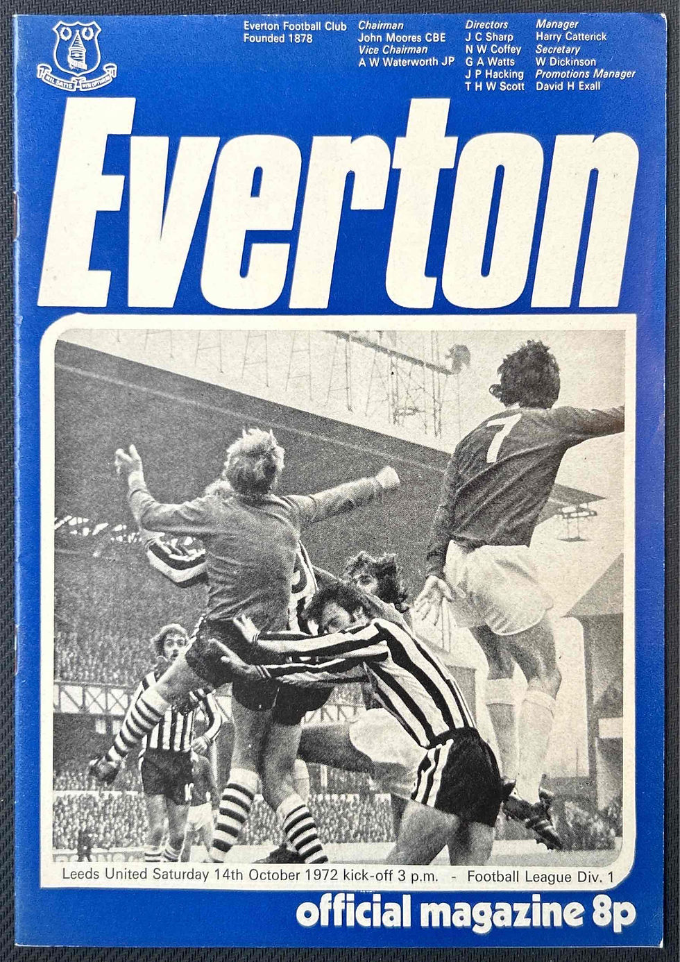 Everton Football Programmes