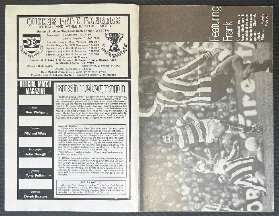 Thumbnail: 1975 Nov 29 QPR V Stoke